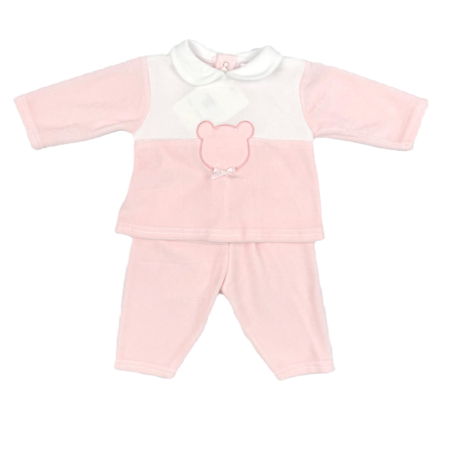 Pink Teddy 2 piece suit