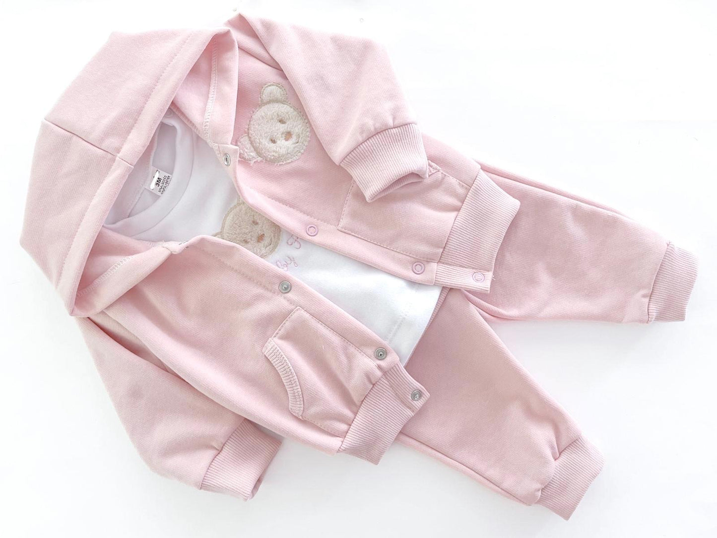 Girls teddy hooded Tracksuit