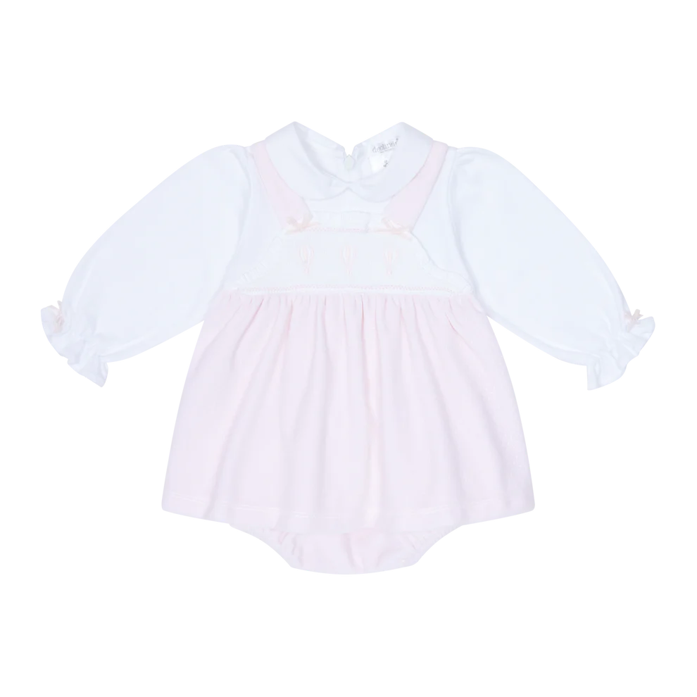 Deolinda Magic Baby Pink Little Dress + Knickers Dbi25301