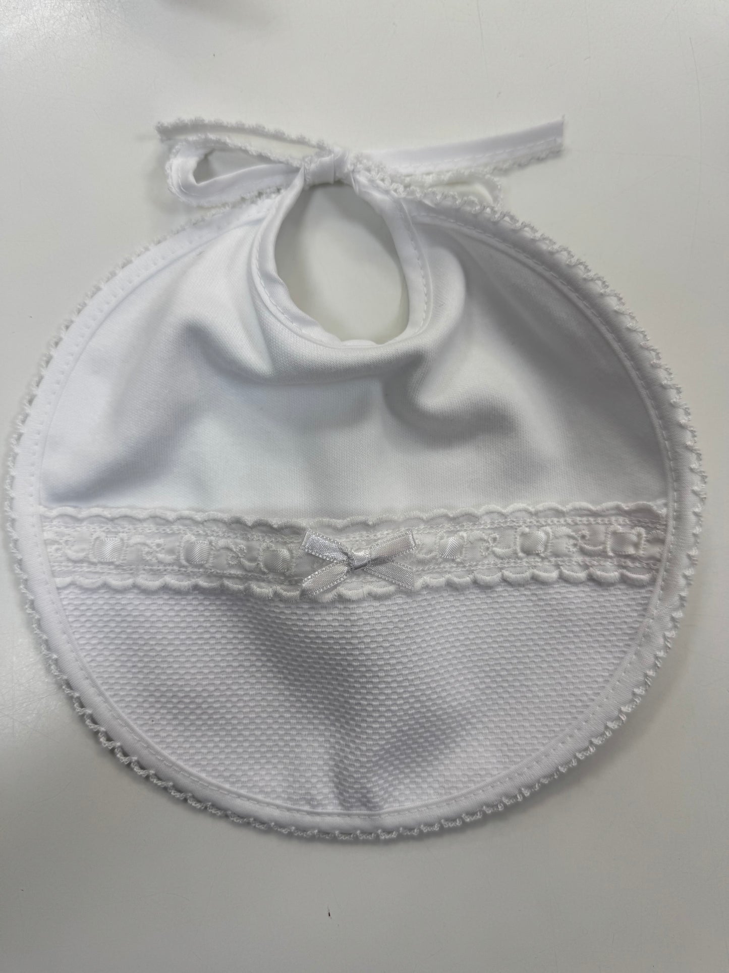 Fancy white bib