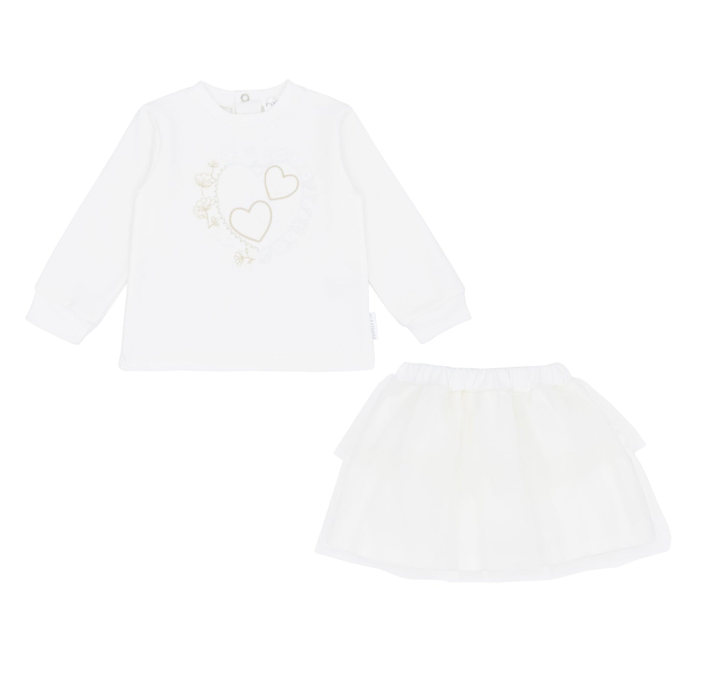 Pastels & Co Ivory Tulle Skirt Set Kate