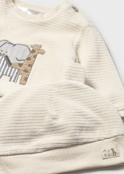 Mayoral 3 piece corduroy knitted tracksuit