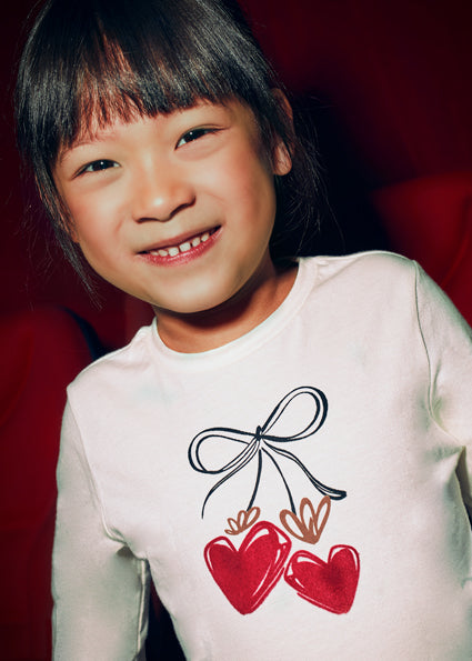 Mayoral Girls t-shirt with scrunchie