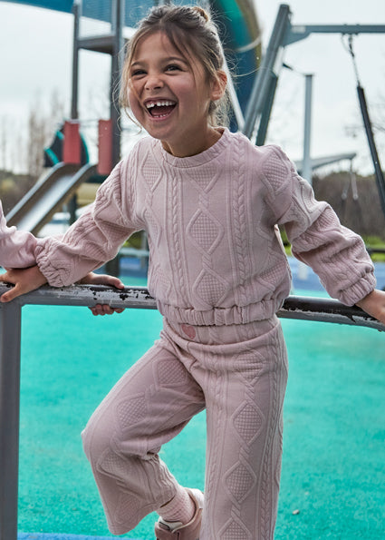 Mayoral Girls quilted tracksuit