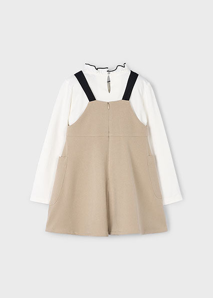 Mayoral Girls pinafore and shirt