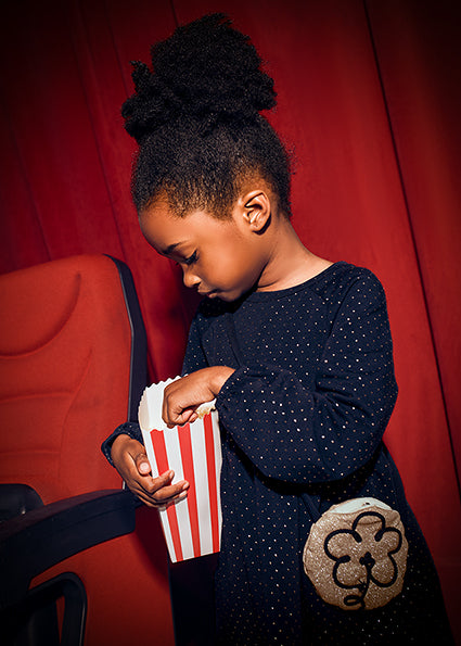 Mayoral Girls fleece dress with bag