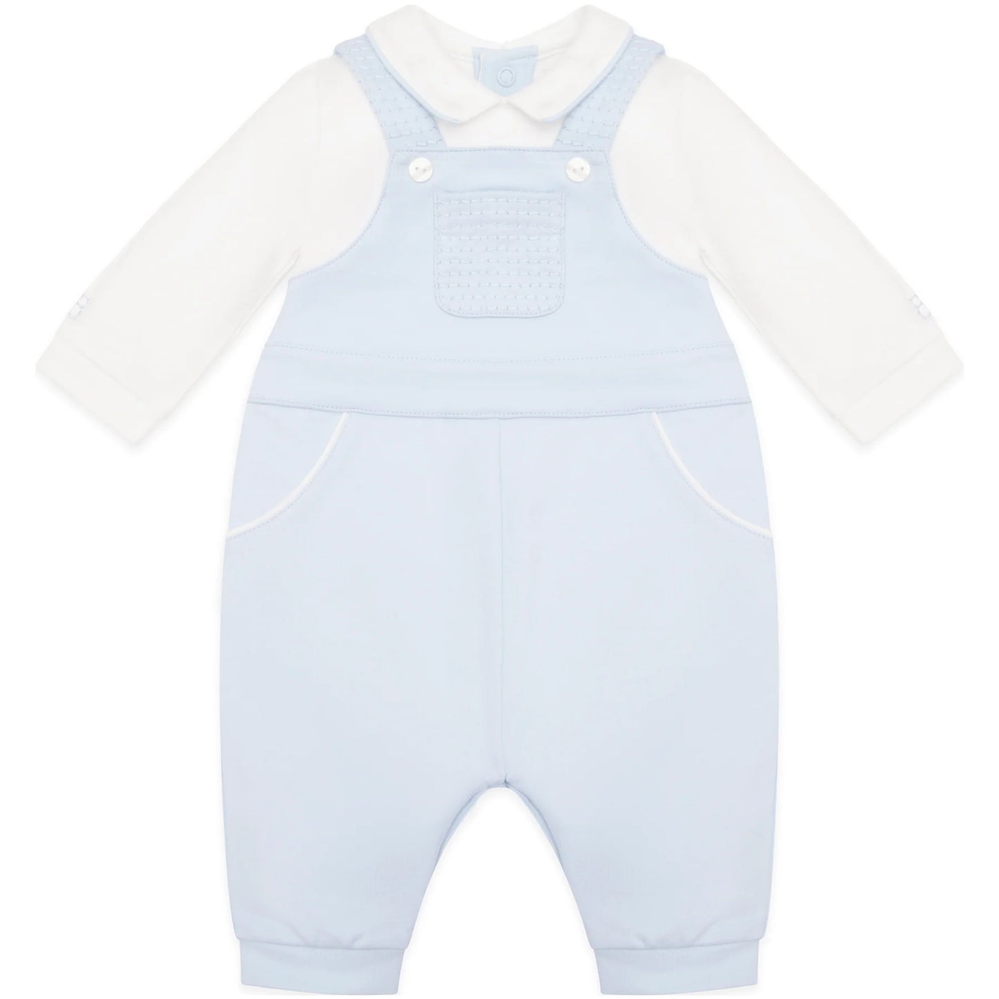 Emile et Rose Jude Baby Boys Smart Mock Dungaree 2608PB/25S50