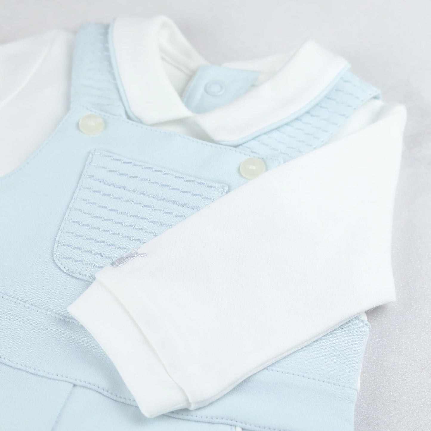 Emile et Rose Jude Baby Boys Smart Mock Dungaree 2608PB/25S50