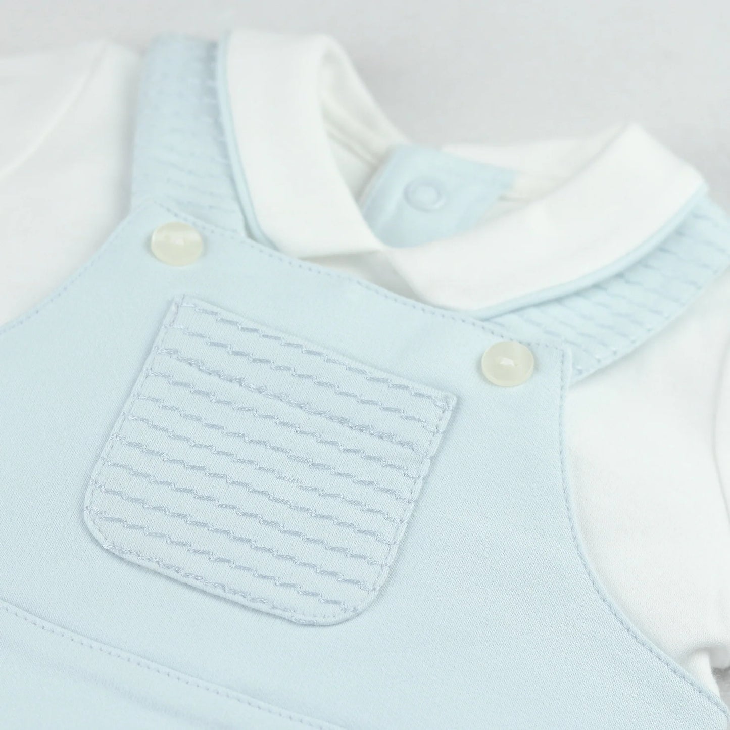 Emile et Rose Jude Baby Boys Smart Mock Dungaree 2608PB/25S50