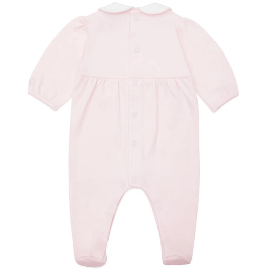 Emile et Rose Jilly Baby Girls Floral Embroidery Babygrow 2612PP/25S71