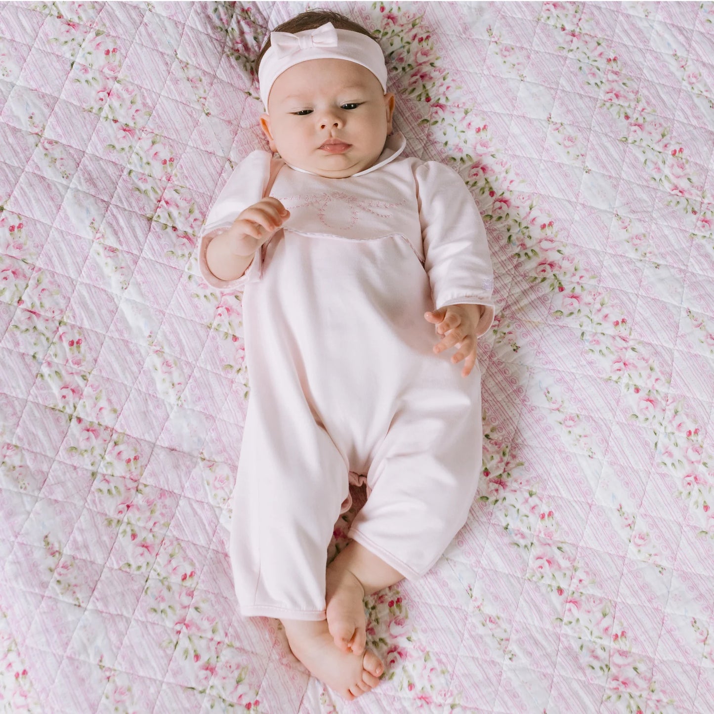 Emile et Rose Jackie Girls Traditional All in One and Hairband 2614PP/25S50