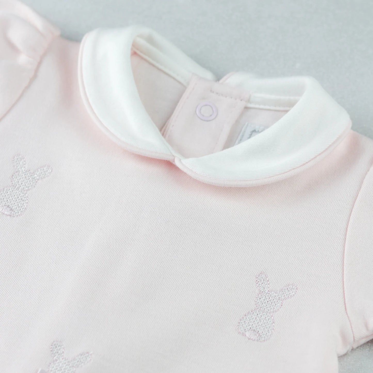 Emile et Rose Kallie Baby Girls Pink Bunny Babygrow & Hat Set 2630PP/25W62