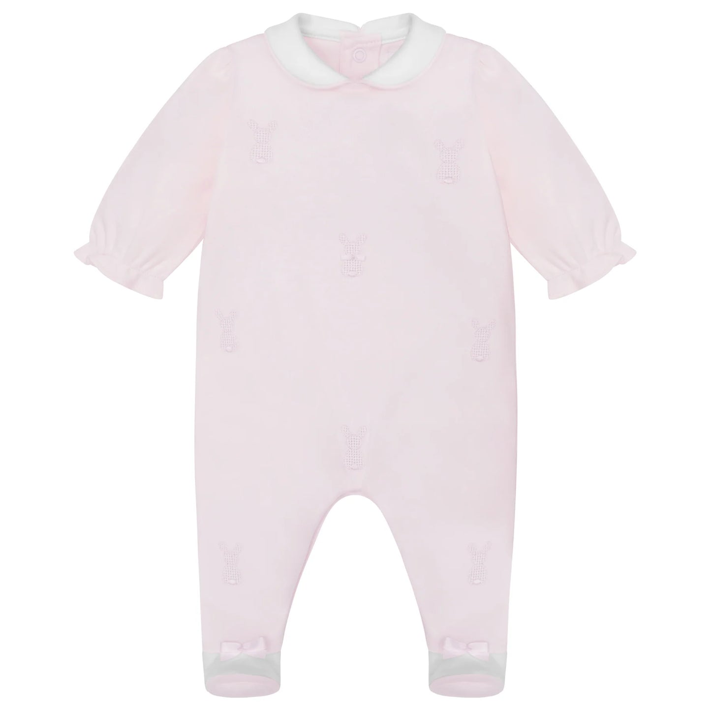Emile et Rose Kallie Baby Girls Pink Bunny Babygrow & Hat Set 2630PP/25W62
