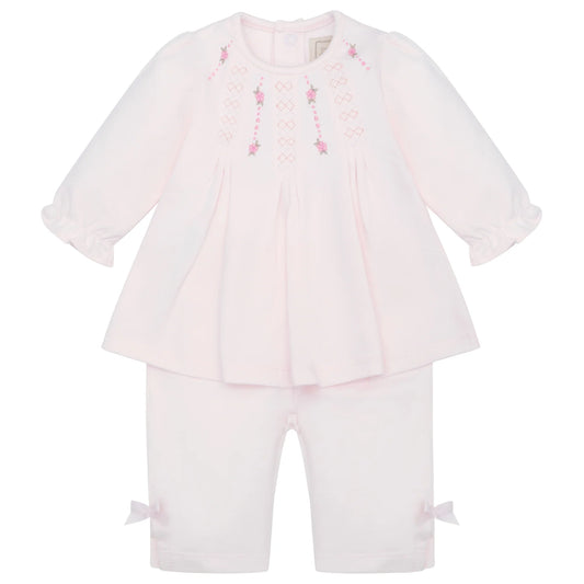 Emile et Rose Kate Girls Pink Beautiful Top & Trouser Outfit 6515PP/25W56