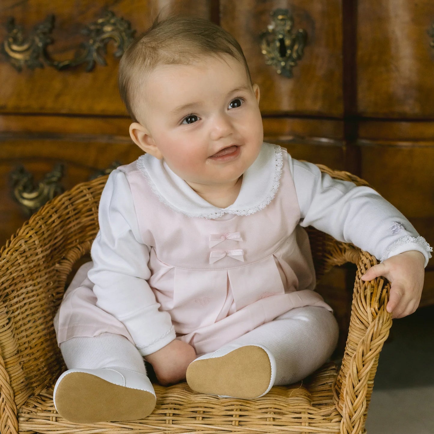 Emile et Rose Kendall Baby Girls Cotton Pinnafore Dress