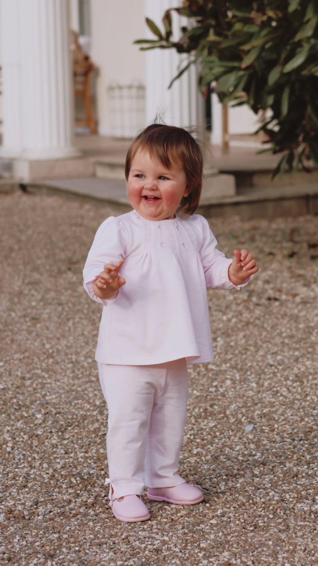 Emile et Rose Kate Girls Pink Beautiful Top & Trouser Outfit 6515PP/25W56