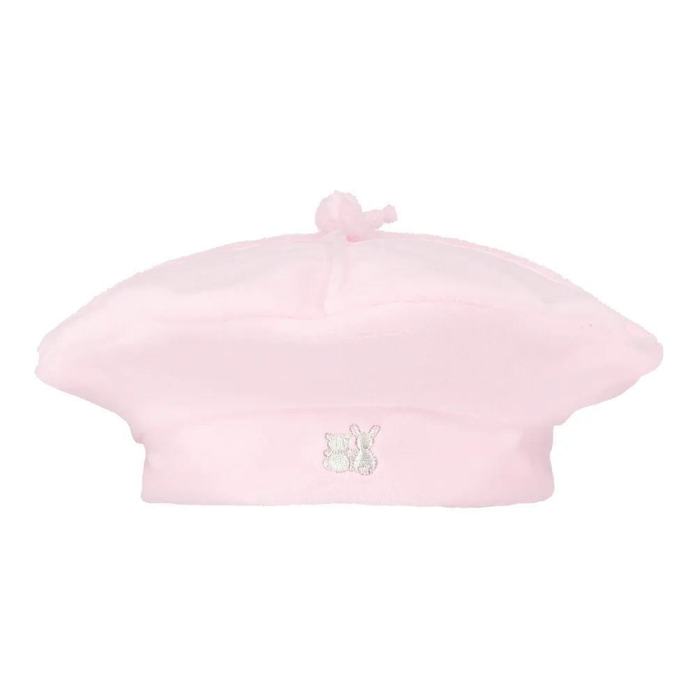 Emile et Rose Rosanna Pink Velour Girls Coat & Hat Set 9304PP/00G56