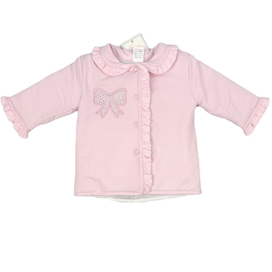 Pink Diamante Girls light Jacket
