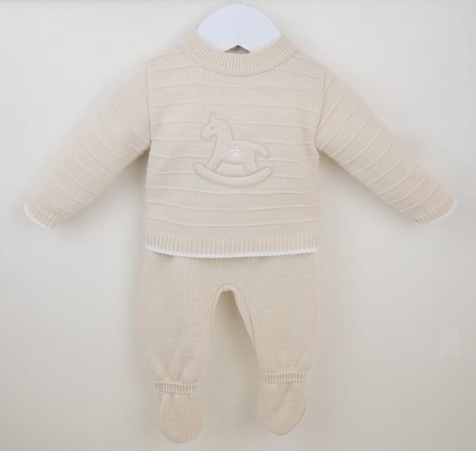 PEX Daniel trouser suit natural