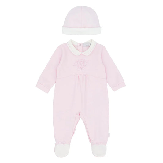 Pastels & Co Layette Girls All in One Cora With Hat
