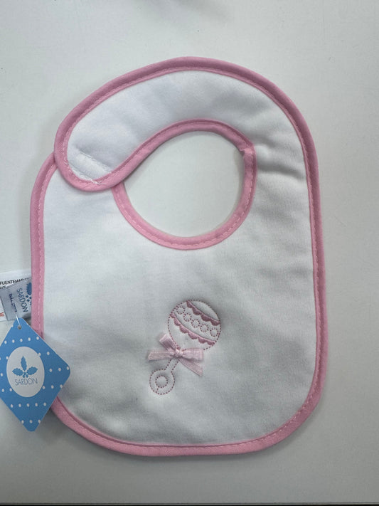 Sardon pink bib