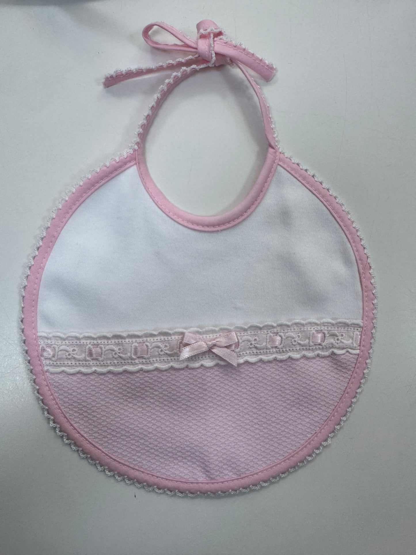 Fancy pink bib