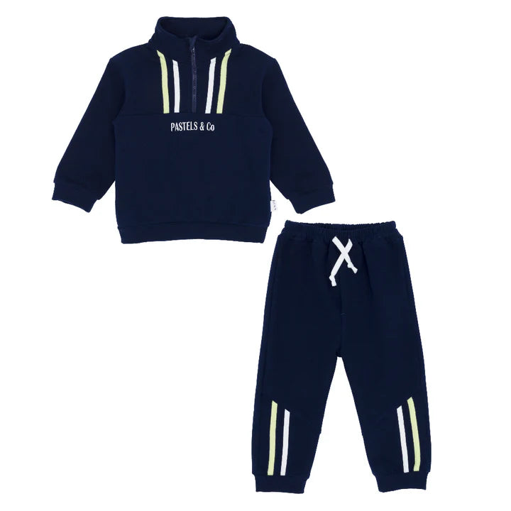Pastels & Co Boys Navy Bremner Tracksuit
