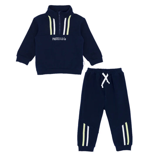 Pastels & Co Boys Navy Bremner Tracksuit