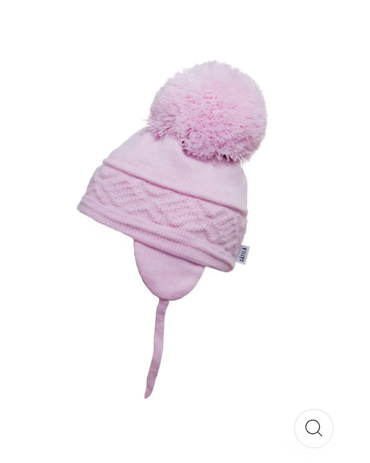 Satila Malva Pink Pom Pom Hat